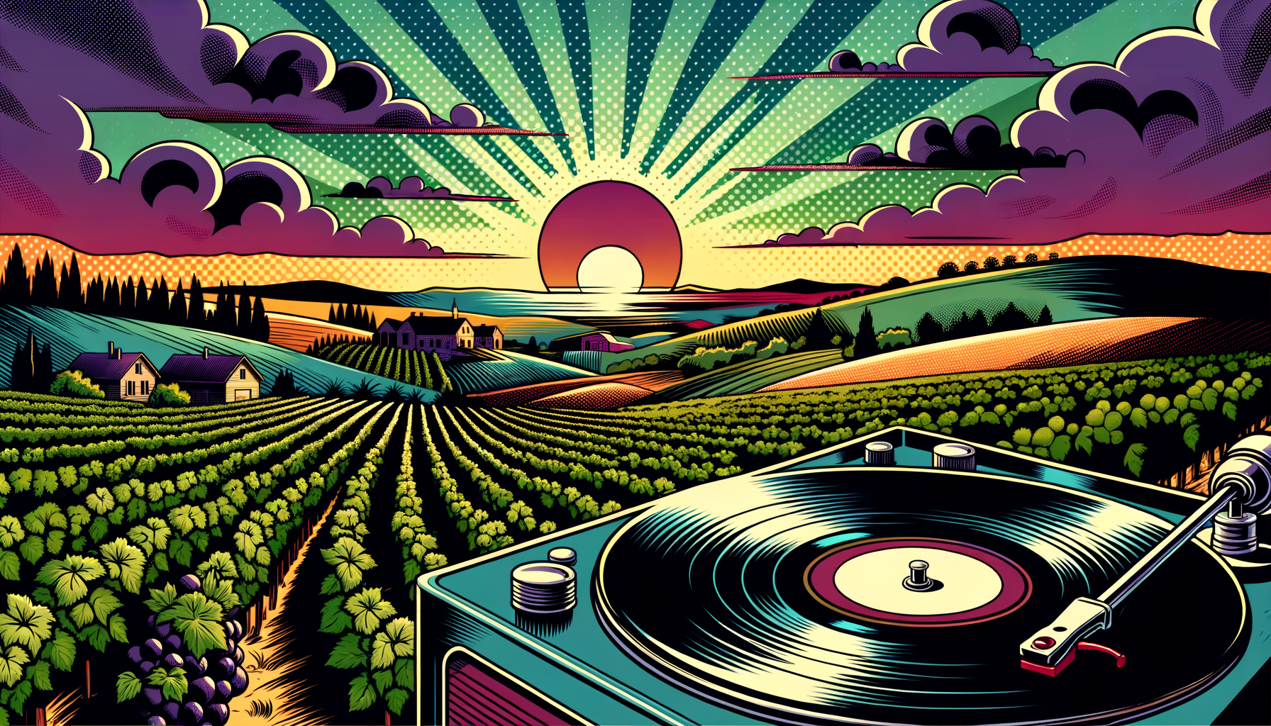 Vineyards, Vinyl, and Life's Improv