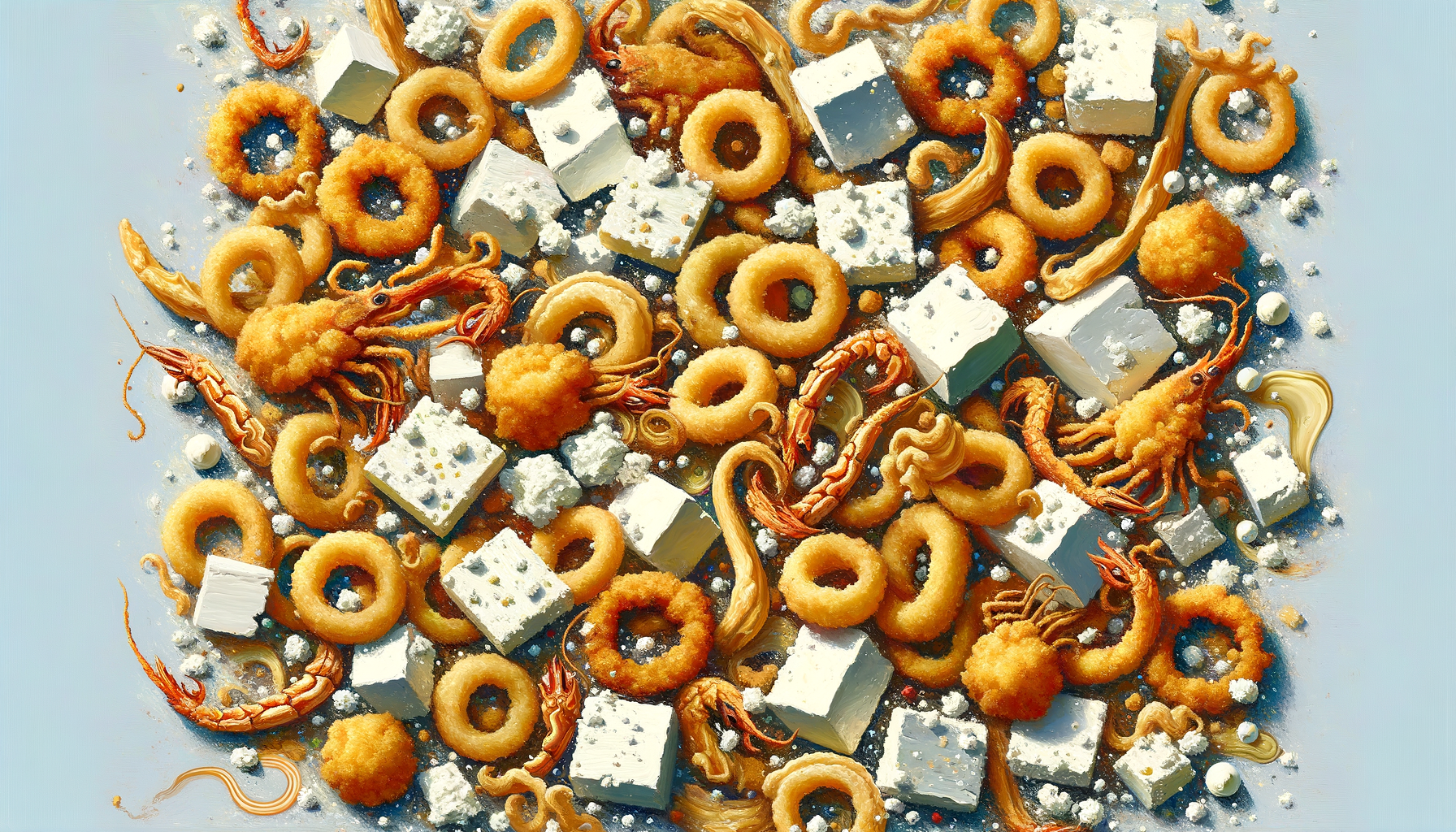 Feta Crumbs and Calamari Chaos