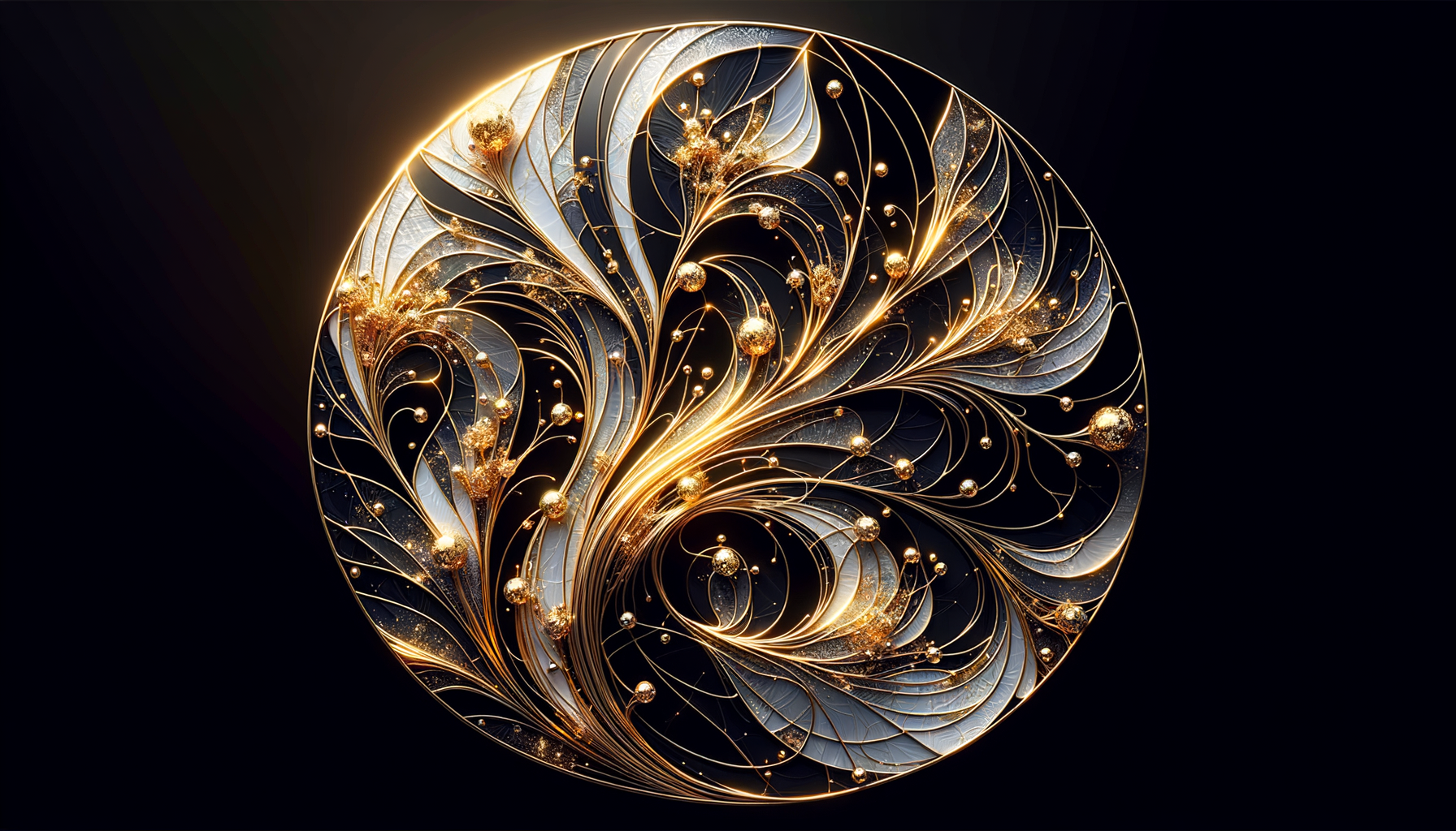 Gilded Cracks and Golden Connections
