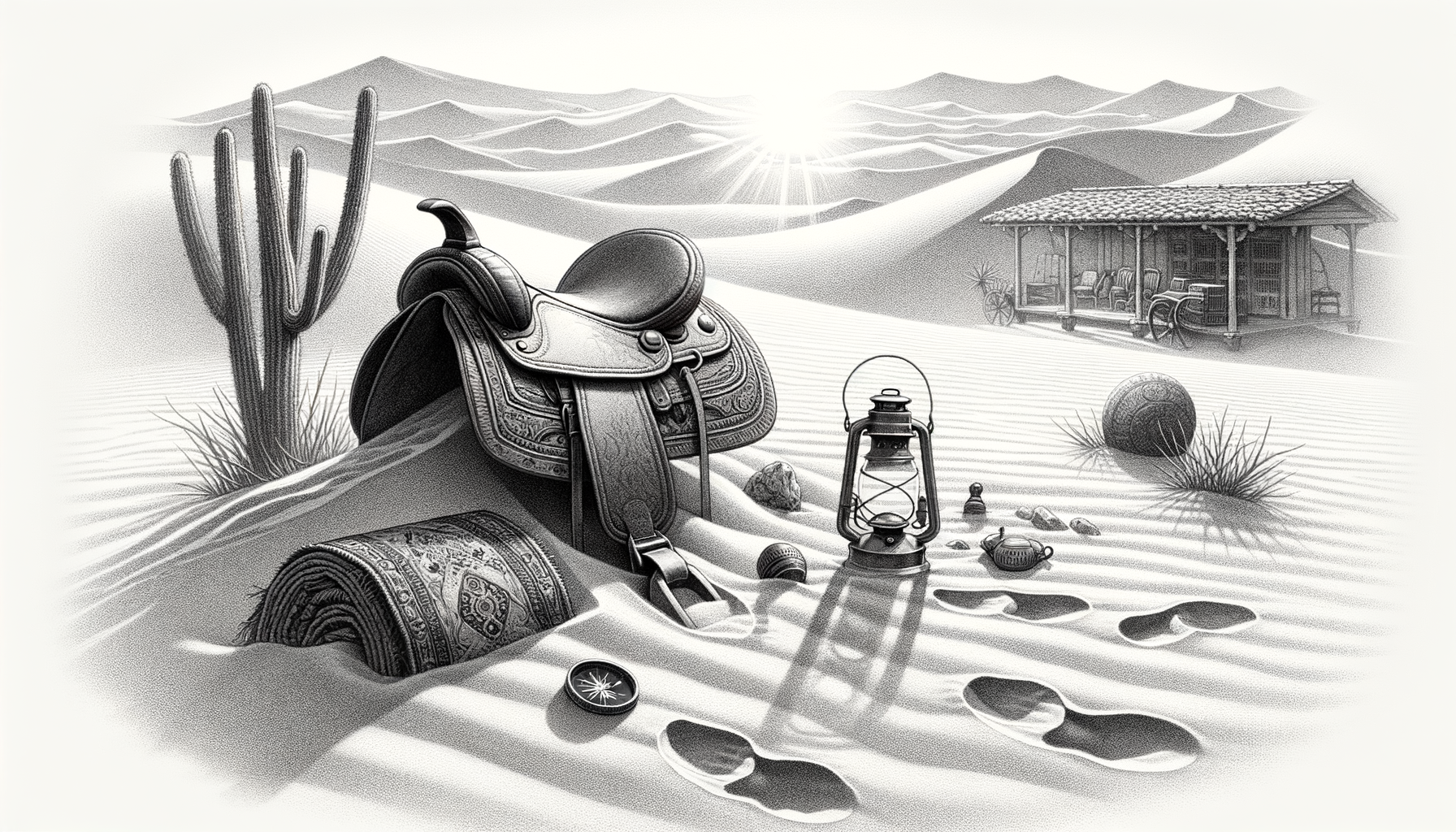 Saddles, Sand, and Unexpected Connections