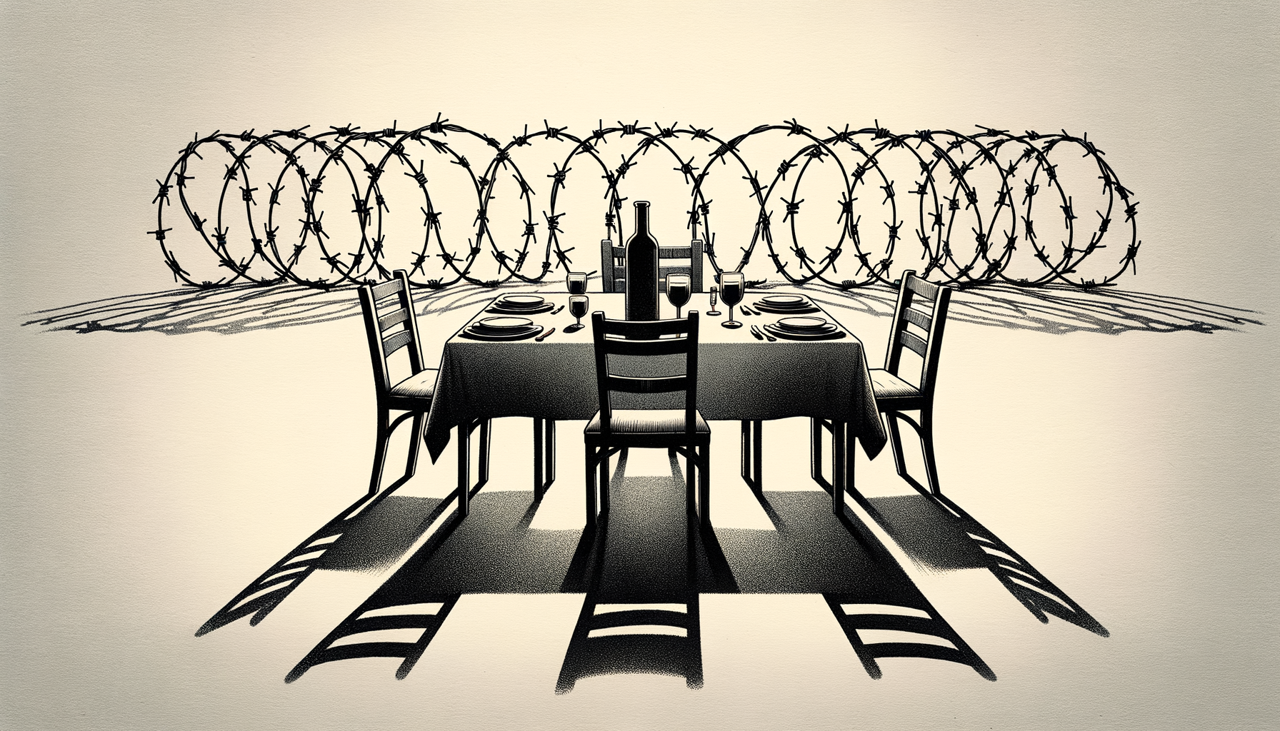 Dinner Conversations and Barbed Wire
