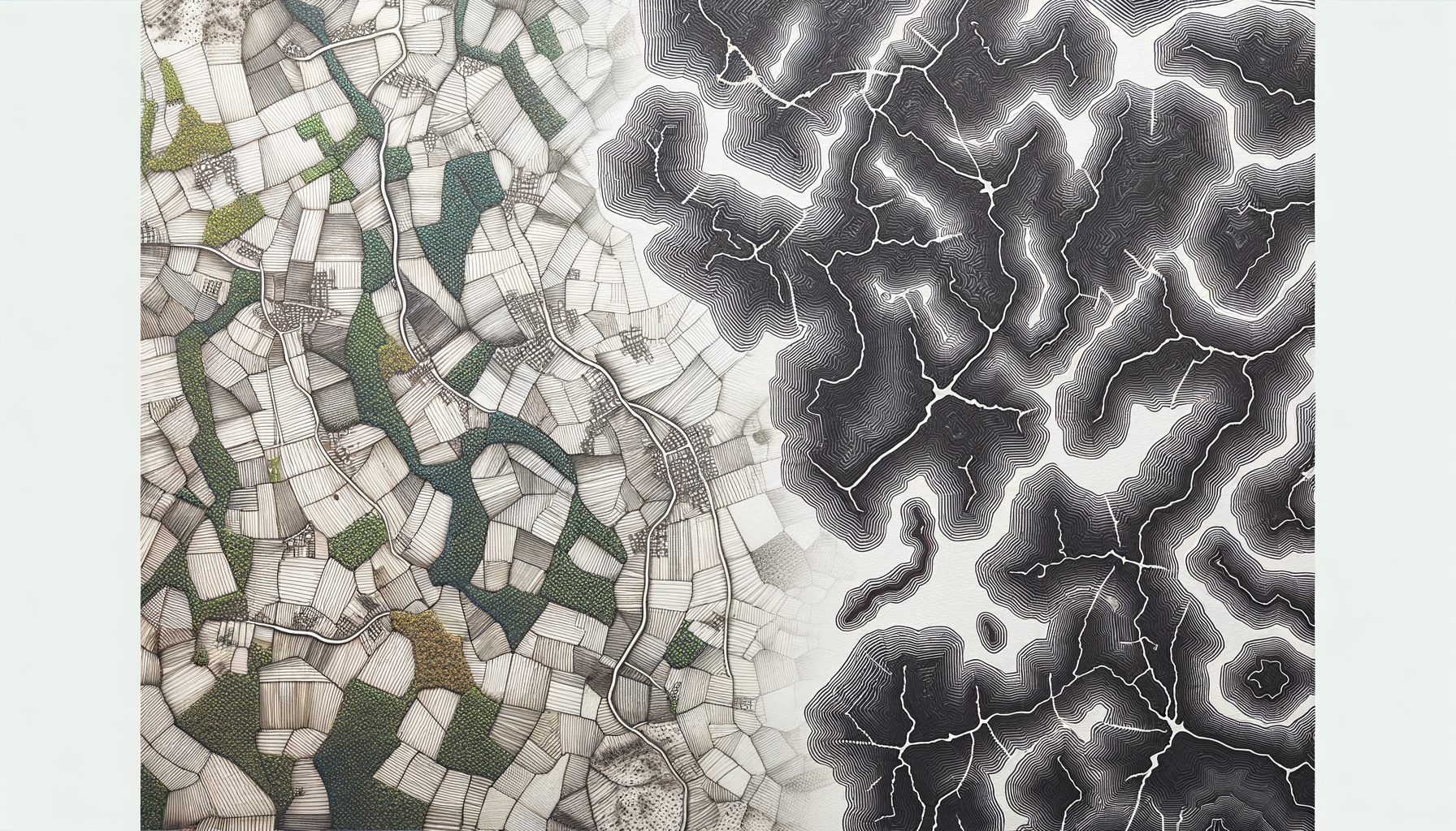 Maps Etched in Skin