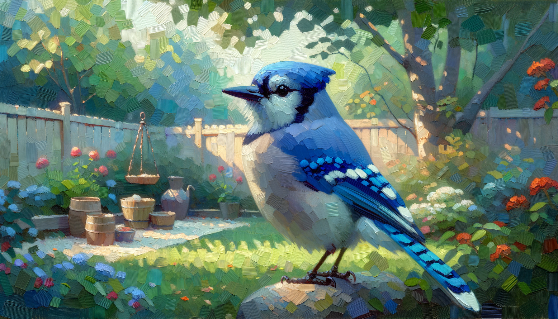 Backyard Wisdom from a Blue Jay