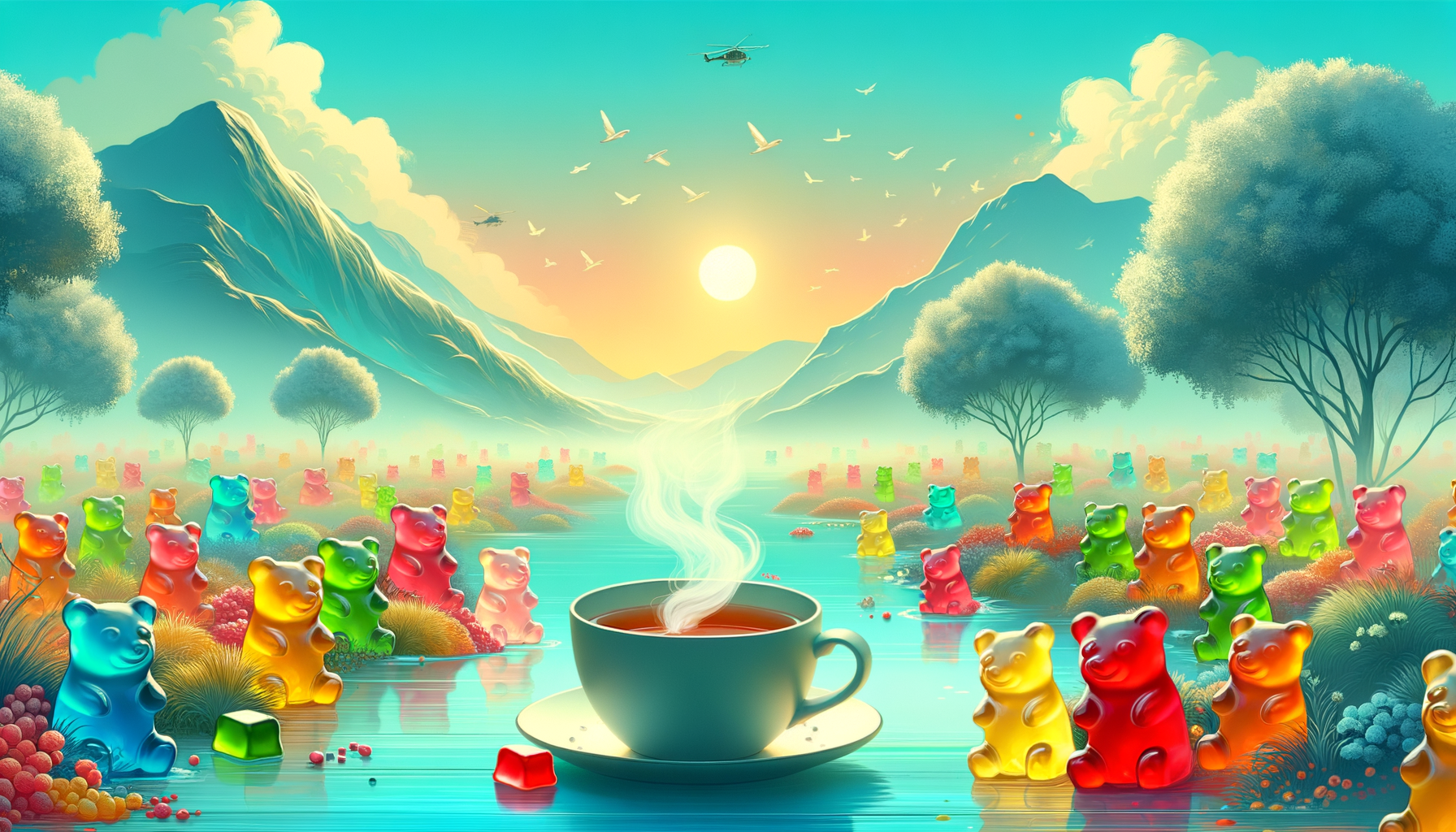 Jasmine Tea and Gummy Bear Mornings