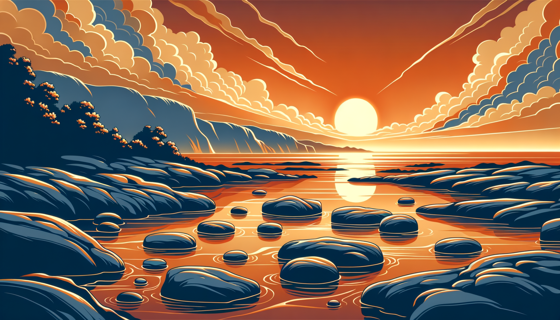 Tidepools and Tangerine Sunsets